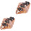 2Pcs PU Fake Croissant Bread Model Decorative Kitchen Ornament 3