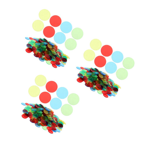 1200Pcs Markers Assorted Colors Plastic Chips for Games 1