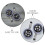4Pcs Smooth Rolling Replacement Wheels for Walkers, Silent & Durable 7
