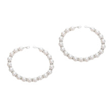 2Pcs Pearl Chain for Purse Metal Handbag Strap Replacement Durable