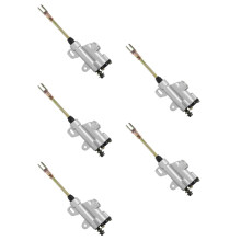 5Pcs Sturdy Silver Motorcycle Rear Brake Hydraulic Cylinder Atv