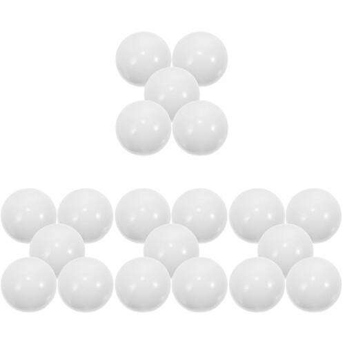 20Pièces Perles Roulette Blanches En Pour Loisirs Et Bijoux