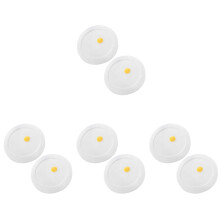 8Pcs Airtight Transparent Plastic Bowl Lids for Food Preservation