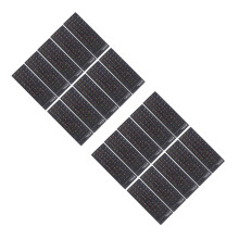 Ultra-Thin Black Keyboard Labels English Hebrew Russian for Home