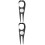 2Pièces Accessoire Golf Divot Fourche Durable Aluminium Acier Noir 5