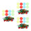 1200Pcs Markers Assorted Colors Plastic Chips for Games 5