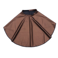2Pcs Coffee Hair Cutting Cape Easy-Clean Durable Hairdressing Cloth