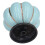 2pcs Light Blue Hand Painted Pumpkin Ceramic Drawer Knobs, 4cm 9