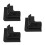 3Pcs Black Plastic Solar Panel Mounting Brackets Durable for Rvs Boats 7