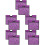 10Pcs Violet Traffic Cone Massage Sleeves Durable Warning Covers 6