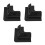 3Pcs Black Plastic Solar Panel Mounting Brackets Durable for Rvs Boats 8