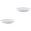 2Pcs High-Grade Ceramic Oval Baking Dishes White Kitchen Bakeware 4