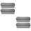 4Pcs Space-Saving Grey Cutlery Drainer Basket with Lid for Kitchen 7