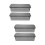 4Pcs Space-Saving Grey Cutlery Drainer Basket with Lid for Kitchen 8