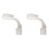 2Pcs White Clip-Type Fish Tank Lamp Professional Aquarium Light 1