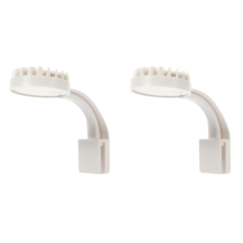 2Pcs White Clip-Type Fish Tank Lamp Professional Aquarium Light