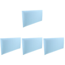 4Pcs PVC Anti-Collision Wall Mats for Baby Room Wall Decor