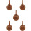 5Pièces Support Tees En Cuir Accessoire Indispensable Golf 9