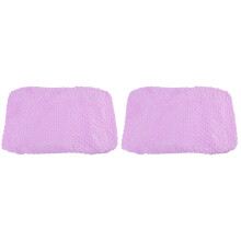 2Pièces Protège-Table À Bébé Violet Facile D'entretien