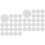 1000Pcs White Adhesive Felt Pads DIY Materials for Clothing Decor 5