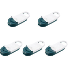 5Pcs Practical White Dumpling Maker Press Kitchen Dough Presser Tool