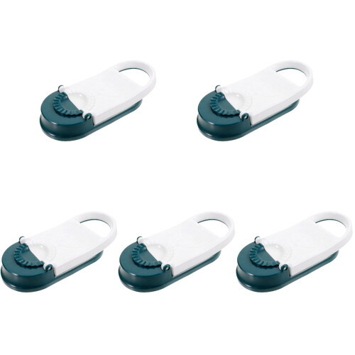 5Pcs Practical White Dumpling Maker Press Kitchen Dough Presser Tool