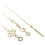 4Sets Golden Metal Clock Hands Sturdy Decorative Clock Pointer Kit 3