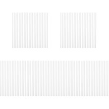 1000Pcs White Plastic Candy Holder Sticks for DIY Lollipops and Treats