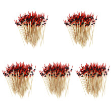 5Pcs Wooden Food Picks Multi Fruit Appetizer Sticks