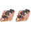2Pcs PU Fake Croissant Bread Model Decorative Kitchen Ornament 1