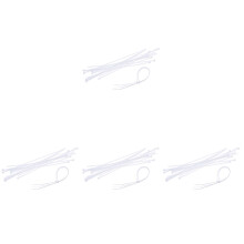 4000Pcs White Weatherproof Nylon Cable Ties Self-Locking Fixing Loops