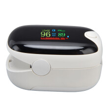 Tragbares Fingertip-Oximeter Blutsauerstoffmonitor AD901, Weiß, Bluetooth