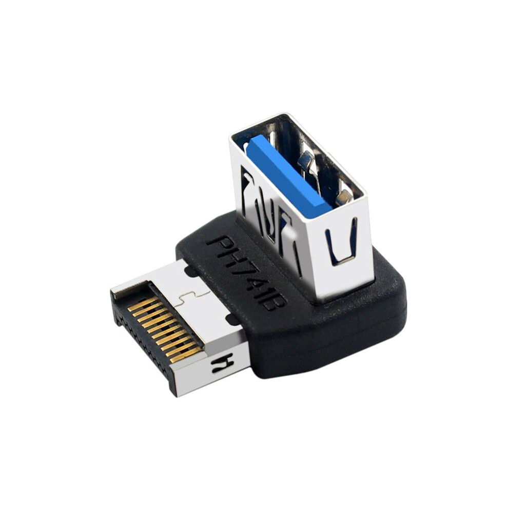Usb C Header Adapter Type-E To Usb 3.1 90 Degree Steering Converter For Computer Motherboard Internal Connector Ph741b 4711967981726