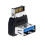 USB C Header Adapter TYPE-E to USB 3.1 90 Degree Steering Converter for Computer Motherboard Internal Connector PH741B 5
