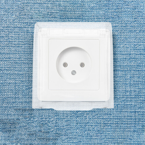 4Pièces Couvre-Prises Étanches Transparent ABS Protection Sécurisée 2