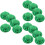 15Pcs Green Caps with Bowknot for St. Patrick's Day Decor 7