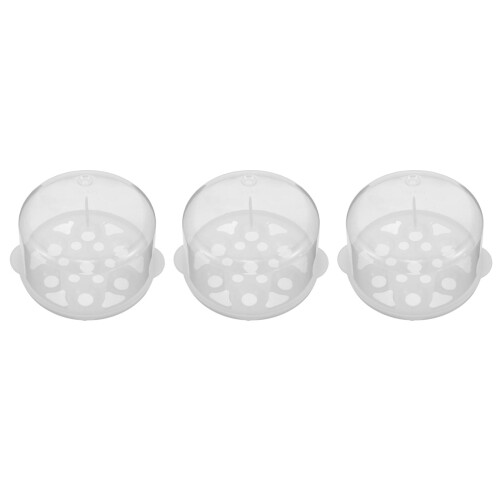 6Pcs Transparent Egg Rack for Boiling and Steaming Eggs 2