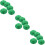 15Pcs Green Caps with Bowknot for St. Patrick's Day Decor 10