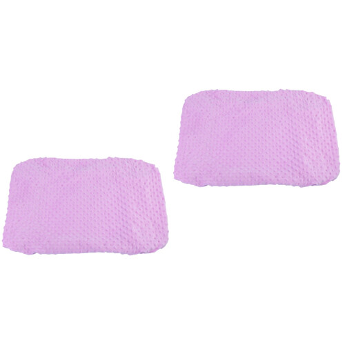 2Pcs Purple Baby Change Pads Breathable Polyester Table Covers 2