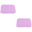 2Pcs Purple Baby Change Pads Breathable Polyester Table Covers 5