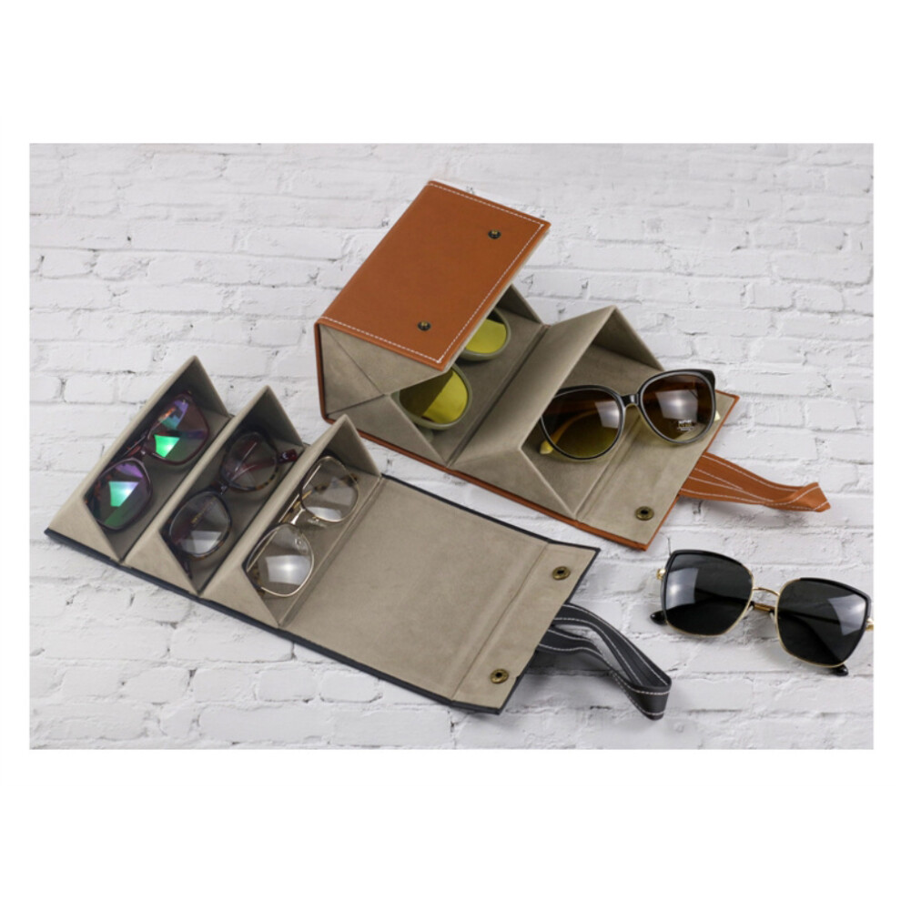 Multi Slot Foldable Pu Leather Organizer Box For Watches, Keys & Glasses 5051387714399