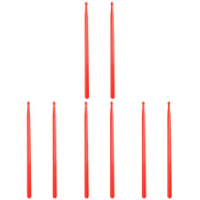4Paren Professionele Nylon Drum Sticks Rood Voor Drumstelgebruik