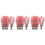 30Pcs Durable Plastic Fish Tank Plants Multi Artificial Aquarium Decor 4
