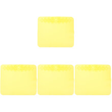 4Pcs Silicone Craft Sheets Light Yellow Nonstick Pads for Kids DIY Art