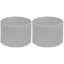 2St Antislip Siliconen Bekerhoes Grijs Voor En Outdoor Gebruik