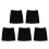 5Pcs Black Lace Under Skirts Polyester Comfortable Slips for Women 4