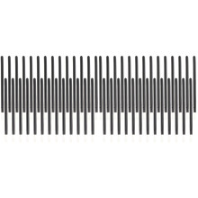 100Pcs Fine Dense Nylon Lip Liner Brushes Black for Women Makeup