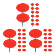 150Pcs Heavy Duty Iron Red Reflective Trail Markers Glow Thumbtacks