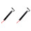 2Pcs Durable Multi-Use Tent Stake Hammer for Outdoor Camping Black 1