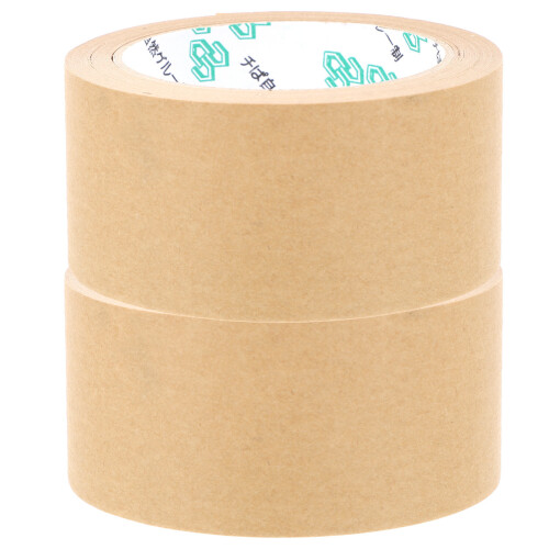 8Pcs Light Brown Book Binding Tape Writable Craft Paper for Gift Decor 1